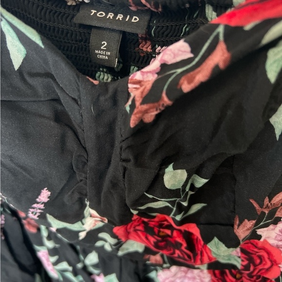 Floral Women's “Torrid” Short Halter Dress Sz 2X - Picture 6 of 6